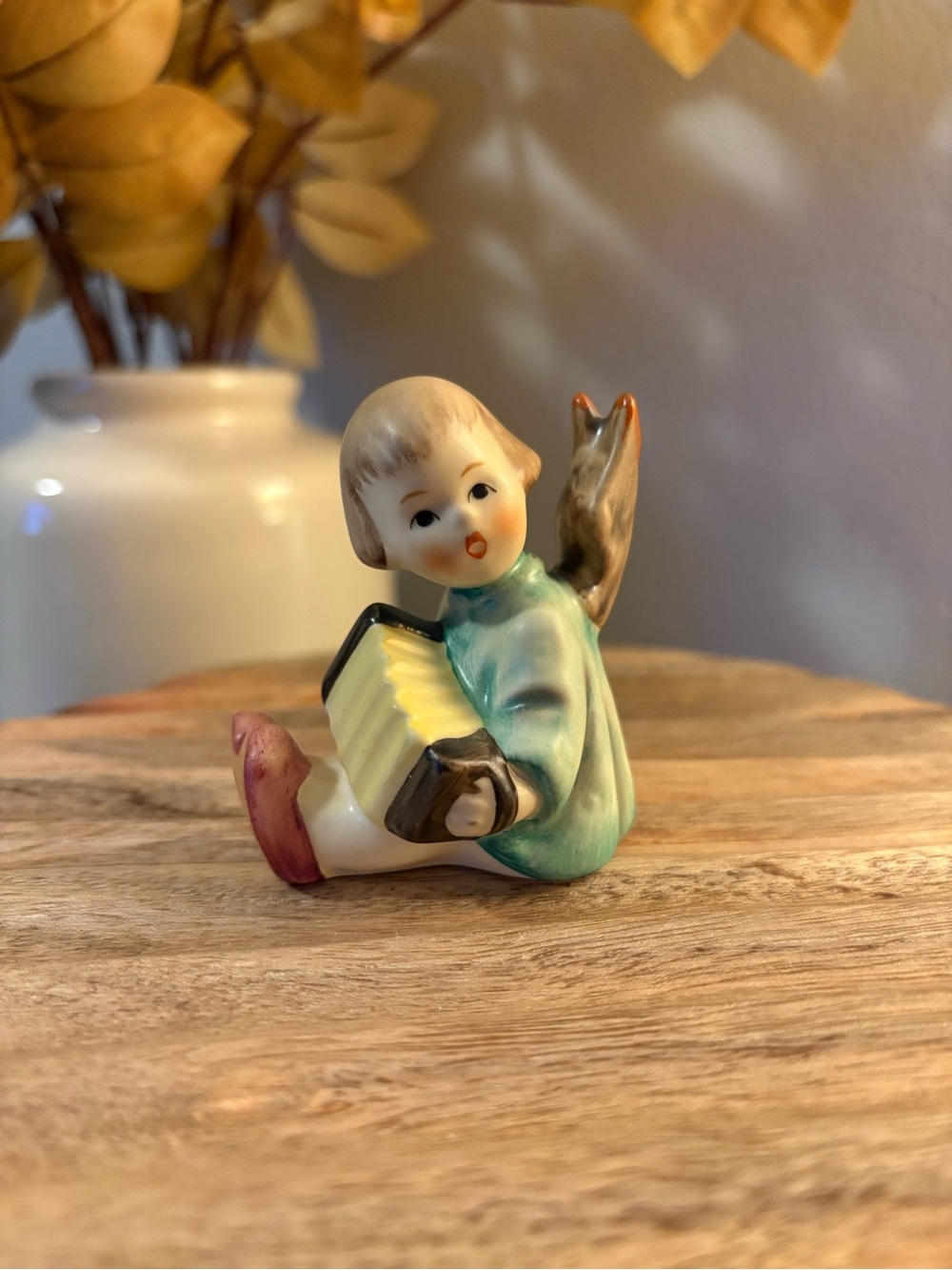 Vintage Goebel Hummel Figurine "Angel with Accordion" W. Germany